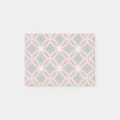 Post-it® Motif de carreaux rayés Starburst en rouge, vert,  (Devant)