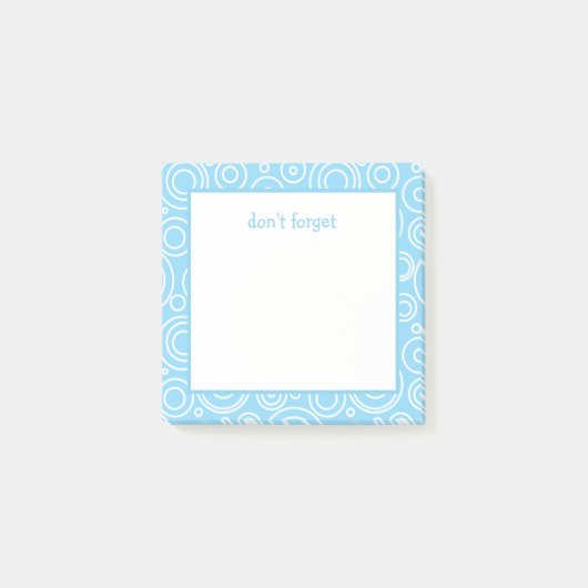 Post-it® Motif de cercle amusant (Devant)