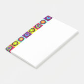 Post-it® motif de cercles (Incliné)