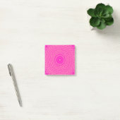 Post-it® Motif de cercles roses chauds (Bureau)