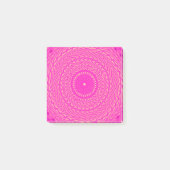 Post-it® Motif de cercles roses chauds (Devant)