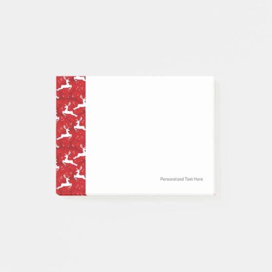 Post-it® Motif de cerfs communs de vacances (Devant)