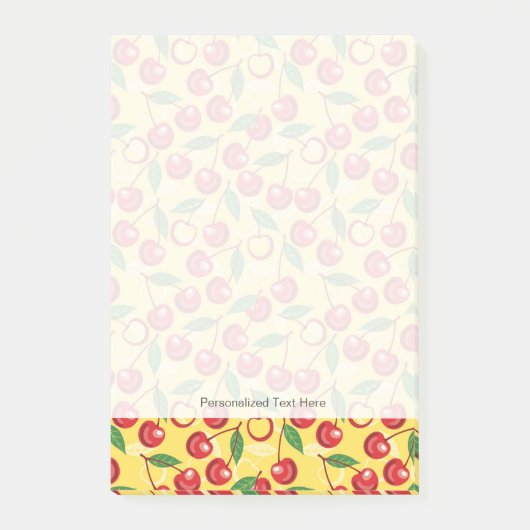 Post-it® Motif de cerise (Devant)