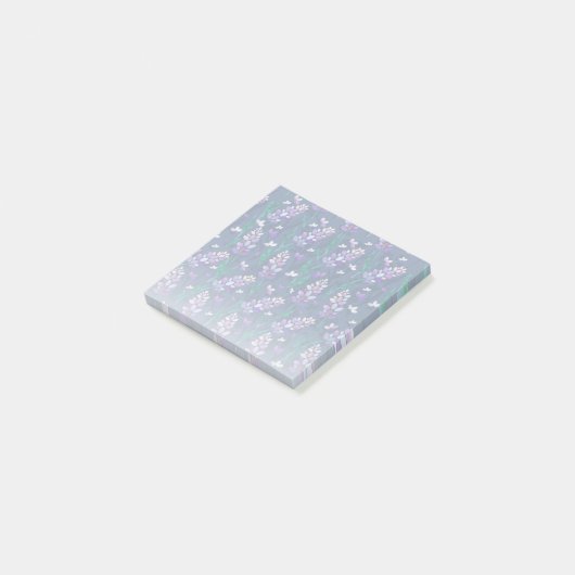 Post-it® Motif de champs Lavender dans violet (Incliné)