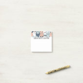 Post-it® Motif de chat amusant (Sur un bureau)