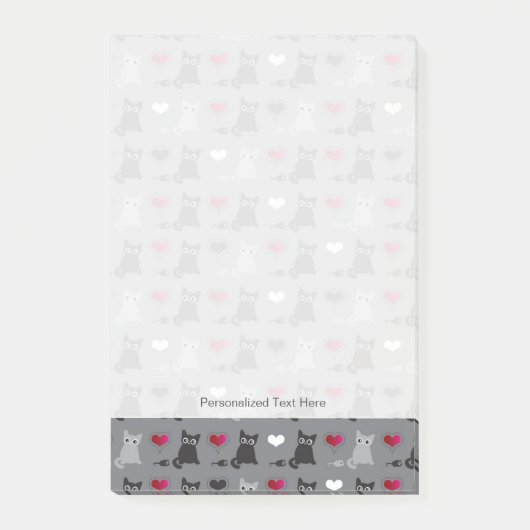 Post-it® motif de chaton et de souris (Devant)