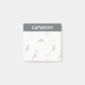 Post-it® Motif de chats à plume (Devant)