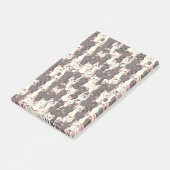 Post-it® Motif de chats blancs et gris (Incliné)