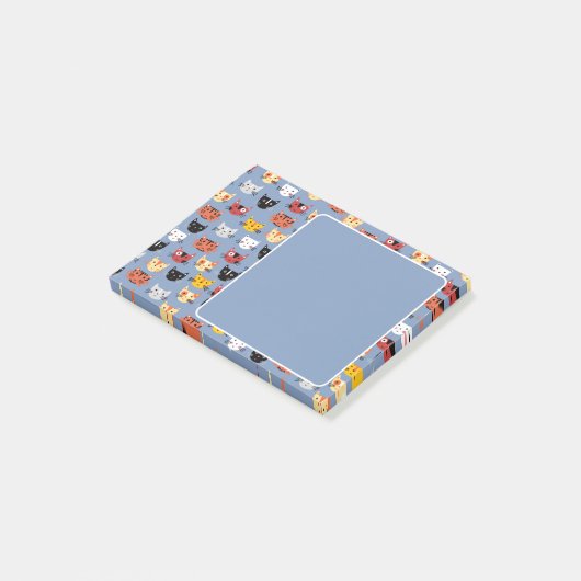 Post-it® Motif de chats mignons (Incliné)