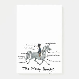 Post-it® Motif de cheval coloré