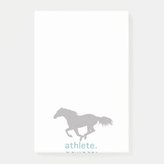 Post-it® Motif de Cheval coloré (Devant)