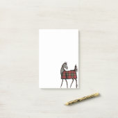 Post-it® Motif de Cheval coloré (Sur un bureau)