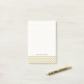 Post-it® Motif de Chevron (Sur un bureau)
