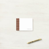 Post-it® Motif de chocolat (Sur un bureau)