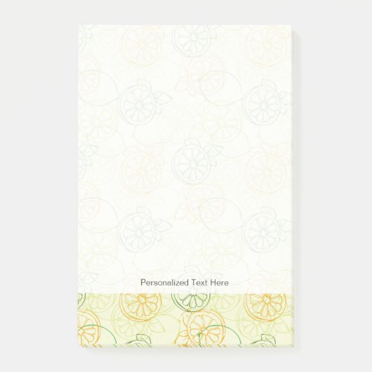 Post-it® Motif de citron (Devant)