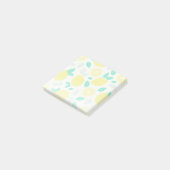 Post-it® Motif de citron d'été en crème (Incliné)