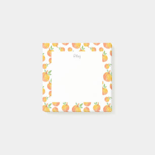 Post-it® Motif de Citrouille d'aquarelle 3