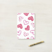 Post-it® Motif de coeur 36 (Sur un bureau)