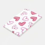 Post-it® Motif de coeur 36 (Incliné)