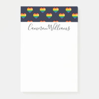 Motif de coeur Rainbow 8 Bit