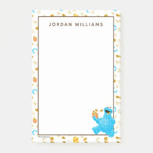 Post-it® Motif de cookie de Cookie Monster au crayon