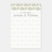 Post-it® Motif de coquillages décoratifs| Ajouter votre nom (Devant)