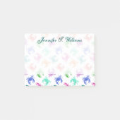 Post-it® Motif De Crabes| Ajouter votre nom (Devant)