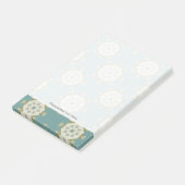 Post-it® Motif de damassé avec les éléments abstraits (Incliné)