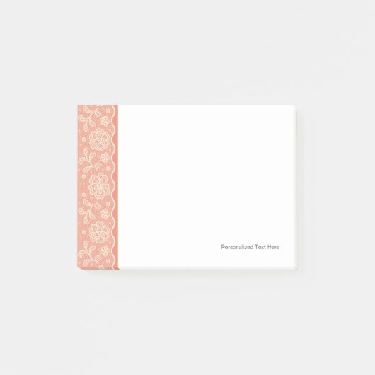 Post-it® Motif de dentelle, cru 4 de fleur (Devant)