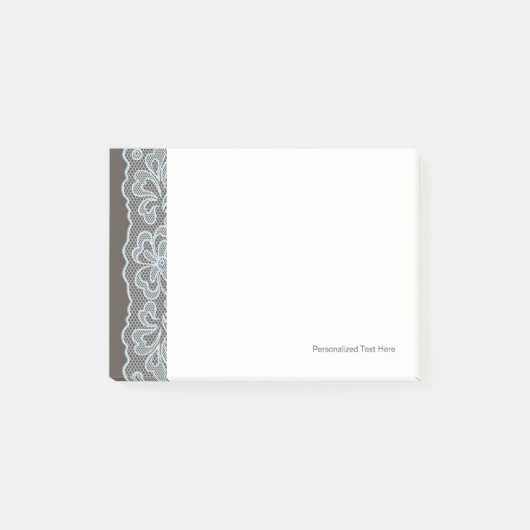 Post-it® Motif de dentelle, cru 6 de fleur (Devant)