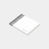 Post-it® Motif de dentelle, cru 6 de fleur (Incliné)