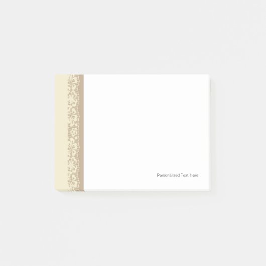 Post-it® Motif de dentelle, cru 7 de fleur (Devant)