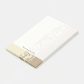 Post-it® motif de dentelle, fleur vintage 7 (Incliné)