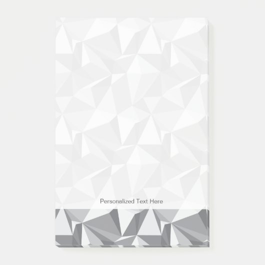 Post-it® Motif de diamant - polygone abstrait (Devant)