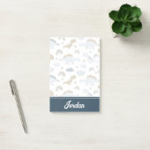 Post-it® Motif de dinosaure arc-en-ciel mignon (Bureau)