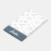 Post-it® Motif de dinosaure arc-en-ciel mignon (Incliné)