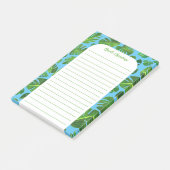 Post-it® Motif de feuille de monstère tropicale CUSTOMISÉ (Incliné)