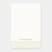 Post-it® Motif de flèches décrit par corail (Devant)