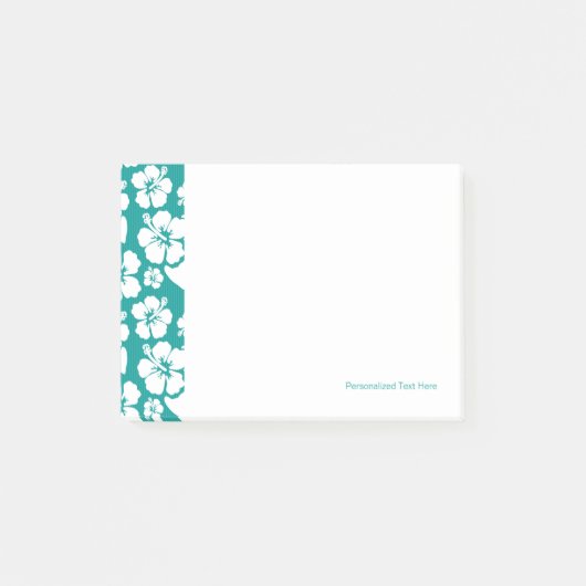 Post-it® Motif de fleur hawaïen de ketmie (Devant)