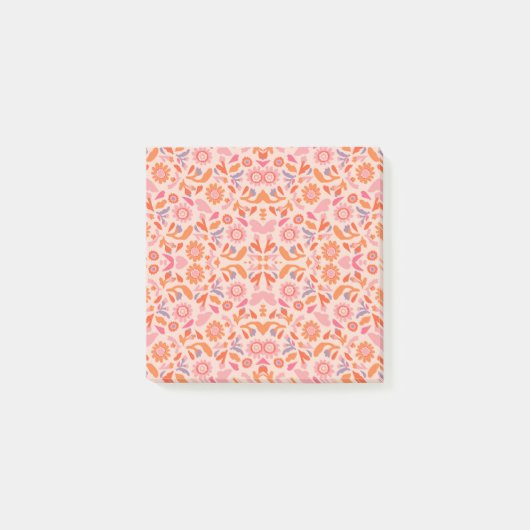 Post-it® Motif de fleurs (Devant)