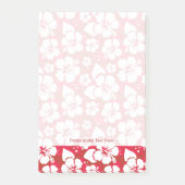 Post-it® Motif de fleurs de ketmie (Devant)
