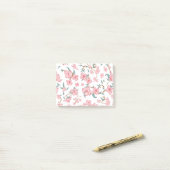 Post-it® Motif de fleurs effrayantes (Sur un bureau)