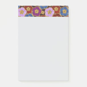 Post-it® Motif de fleurs multicolores