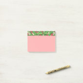 Post-it® Motif de fond de fraise (Sur un bureau)