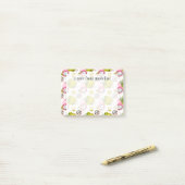 Post-it® Motif de fruit texturisé par carte blanche (Sur un bureau)