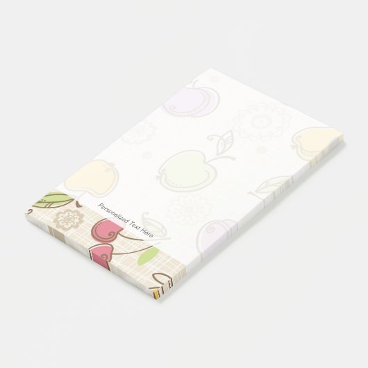 Post-it® Motif de fruits (Incliné)