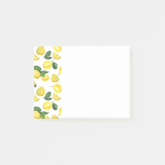 Post-it® Motif de fruits aux citrons jaunes (Devant)