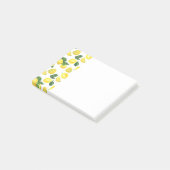 Post-it® Motif de fruits aux citrons jaunes (Incliné)