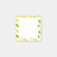 Motif de fruits aux citrons jaunes