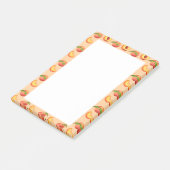 Post-it® Motif de fruits de pêche (Incliné)